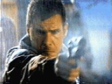 Blade Runner Deckard shoots