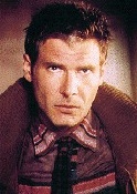 Harrison Ford plays Rick Deckard in Blade Runner