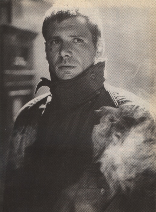 Deckard in Blade Runner, played by Harrison Ford