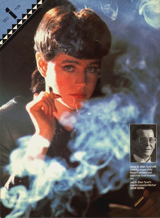 Rachael in Blade Runner, played by Sean Young