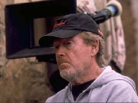 Ridley Scott directing Black Hawk Down