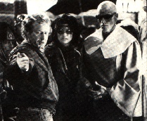Ridley Scott directing street scenes in Blade Runner